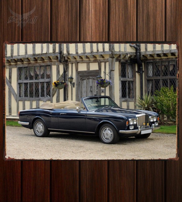 Металлическая табличка Bentley Corniche Convertible Металлическая табличка Bentley Corniche Convertible